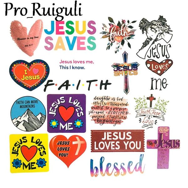 

50pcs colorful hand drawn jesus scrapbooking stickers packs waterproof skateboard luggage motorcycle guitar decals pasters gifts wmtcut