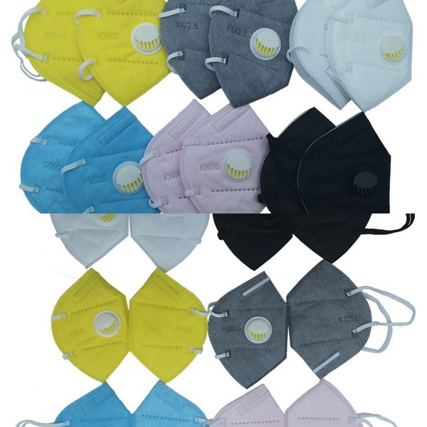 

factory sales price dhl 5 layers meltblown face cover breathing valve respirator mask en14protection2818
