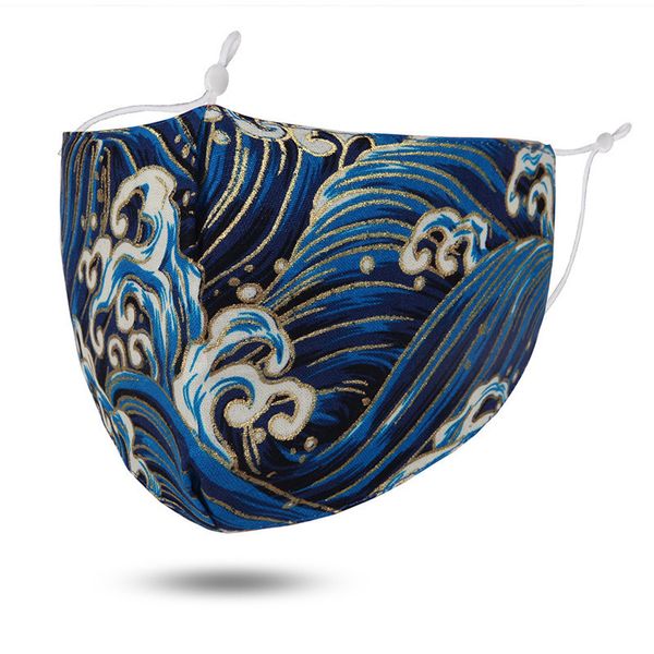 

mouth factory classic style cotton washable reusable anti dust haze outdoor face flowers dustproof mask 9 pwo94