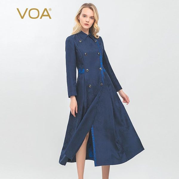 

voa silk 38 мм тяжелый глубокий синий наполнитель наполнителя с узором коллаж отворотный двубортный четкий драпировщик получает складки с ра, Tan;black