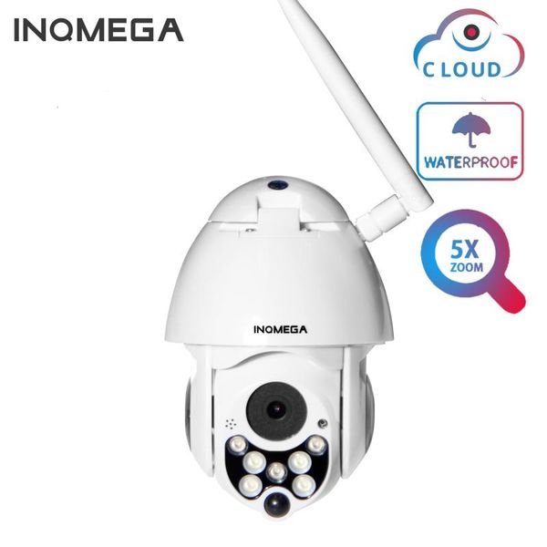 

inqmega cloud outdoor 1080p ptz ip camera speed dome 5x zoom wireless camera auto-tracking network cctv security wifi