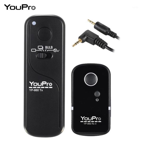 

youpro yp-860 dc2/e3/s2/l1 4 options 2.4g wireless remote control shutter release transmitter receiver for series camera1