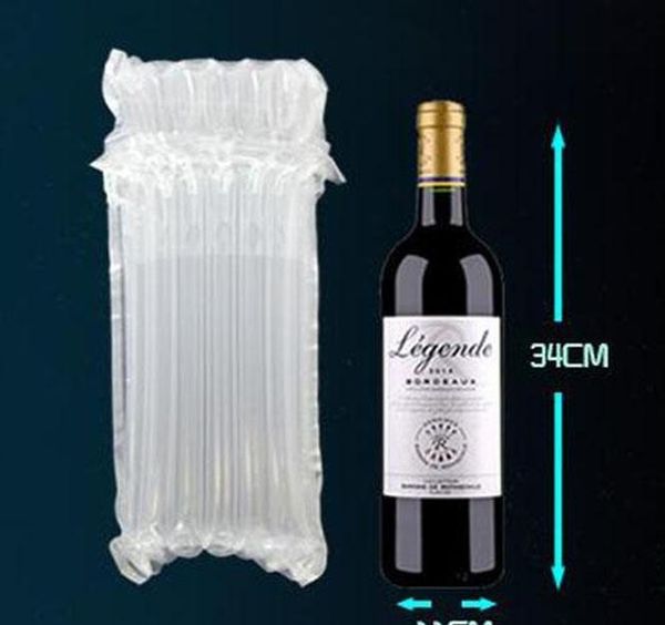 

pe bag air dunnage bag air filled protective wine bottle wrap inflatable air cushion column wrap bags wmtyib xhlight
