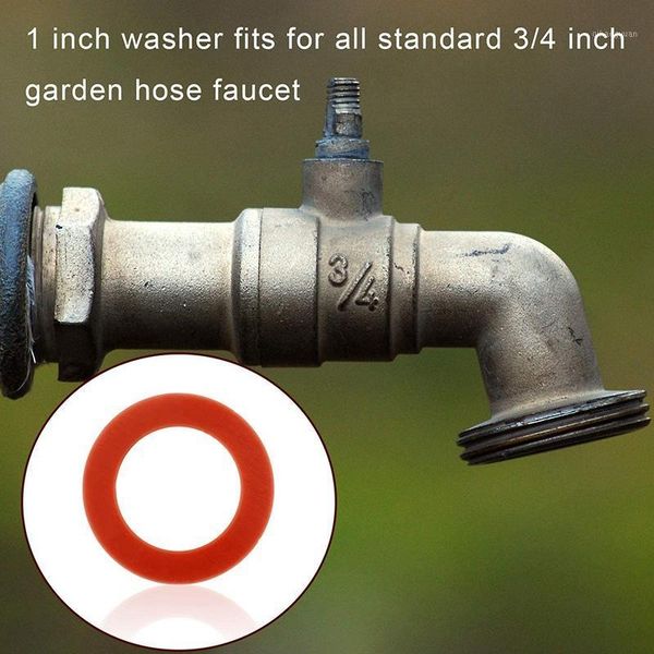 

100pcs garden hose washers silicone rubber washers seals o rings soft silicone gasket fittings for 3/4 inch garden hose1