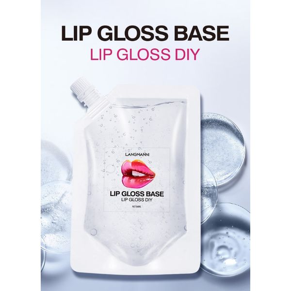 

diy прозрачный блеск для губ базовый масло diy увлажняющие помада материал базовый гель для губ глянцевая база ручной работы жидкая губная п
