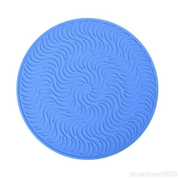 

a-aaa-non-slip holder round diameter 20cm pot table placemat 8 color silicone mug coaster dha33