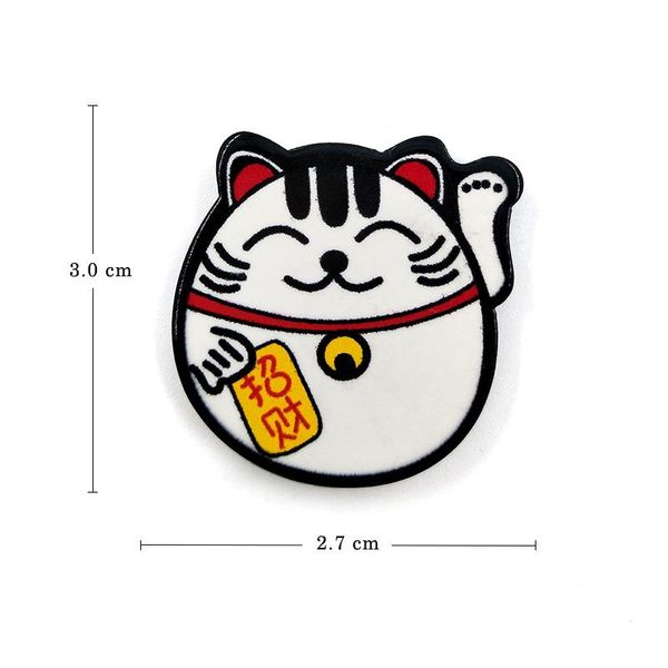 

6pc cartoon japan lucky cats fridge magnets fortune kitten whiteboard sticker refrigerator kid message post home decoration bbycog