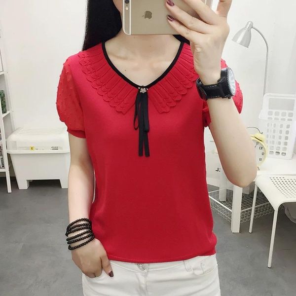 

t shirt women ladies tee shirt summer clothing red, White