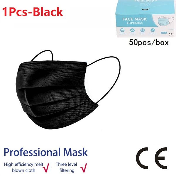 

protection non-woven disposable mask in pixg stock 100factory/set 3 layers earloop protective-dust u2ns
