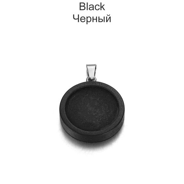 

10 шт. 25 30 35 мм деревянные cabochon базовая настройка лотков bezel blash чувяда из нержавеющей стали крюк деревянные подвески для diy юве, Black