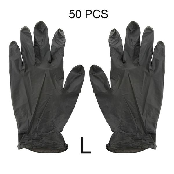 

protective 50pcs gloves disposable nitrile latex for rubber work kitchen garden household cleaning gloveacn