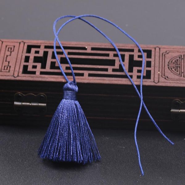 

20pc mini short fat tassel diy pendant jewelry curtain garments decorative accessories diy key cell phone bag fringe trim tassel h qylywc