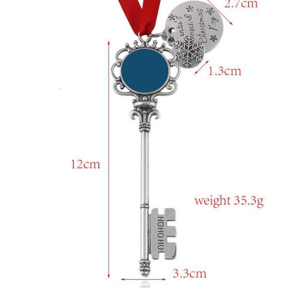 

key new christmas magic santa claus pendant ornaments decorations halloween gifts xmas 2colors sn1554