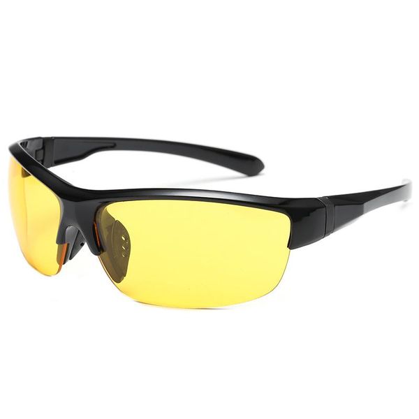 

sunglasses bingking sports men 9 colors semi-rimless fashion style windproof 8222 uv400 protection eyewear, White;black