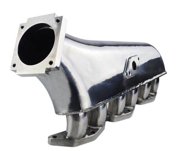 

air intakes cross-border style polished aluminum intake manifold for toyota supra 1jzgte 1jz jzz30 tur