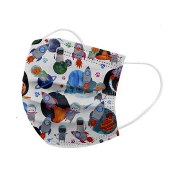 

kids cartoon printed disposable face mask mouth cover cute carton printing personality festival designer masks yw13 4 ibjvn
