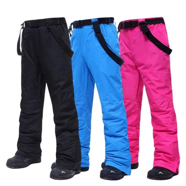 

skiing pants ski men and women outdoor windproof waterproof warm couple snow trousers winter snowboard brand