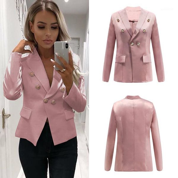 

women coats long sleeve blazer lady open front short solid color cardigan suit jacket autumn winter office coats ks-shipping1, White;black