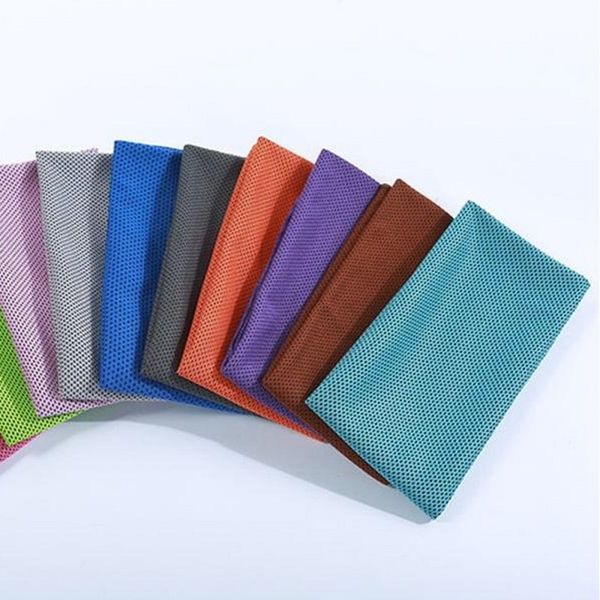 

cold feeling sport towel fast cooling gym yoga running mountaineering wipe sweat washcloth keep clear towels new 1 1zh l2