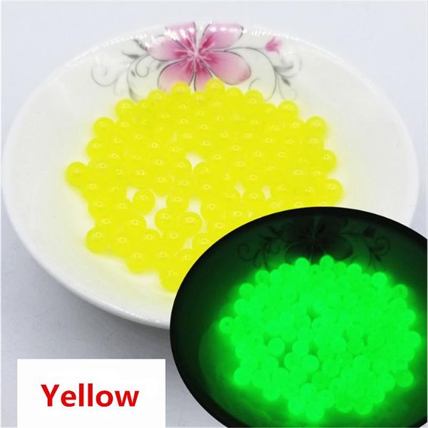 

6/8 / 10 мм светящиеся бусины diy детский браслет бусины люминесцентные пластиковые круглые бусины для ювелирных изделий изготовления брасле