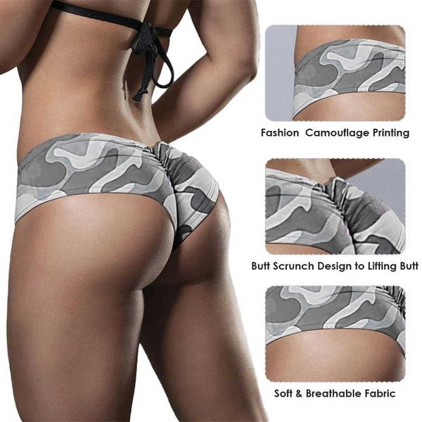 

women elastic sport low waist gym fitness running short female camouflage ny shorts, White;black
