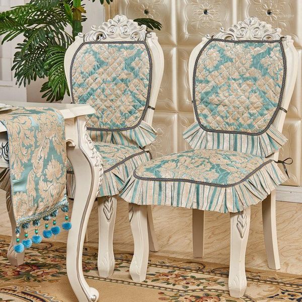 

european chair cover christmas dining table chair cover set blue european seat