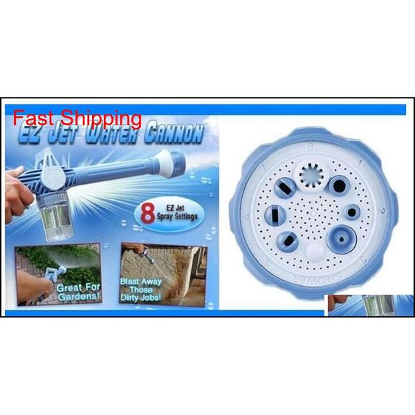 

multi-function 8 in 1 spray water gun dispenser garden sprayer plastic hose pipe conector ez jet water cannon s qylmqs tore2010