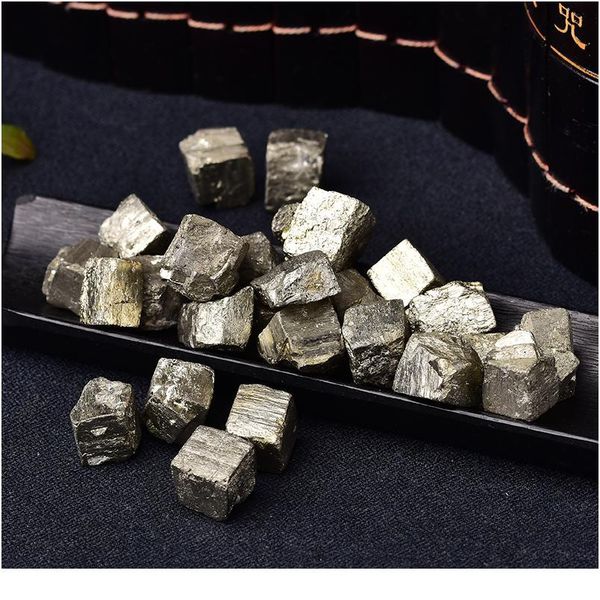 

natural pyrite irregular ore mineral crystal stone mineral lron rough quartz teaching specimen gem ornaments pyrite jlledt, Black