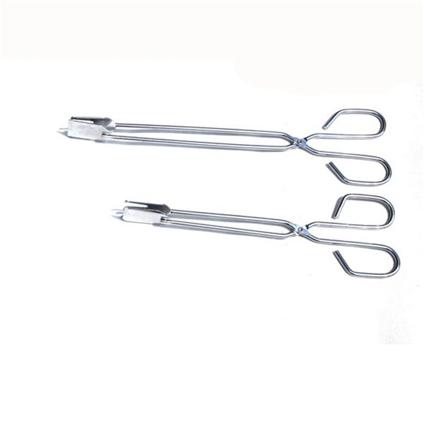

convenient bbq tools stainless steel scissors type grilled food clip barbecue accessories portable tongs outdoor gadget
