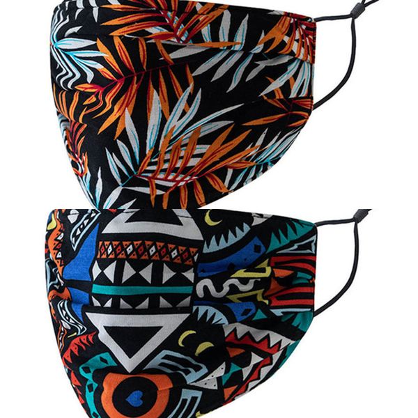 

fashionable face dhl fashion face masks designer mask export splicing three-dimensional reusabl aack