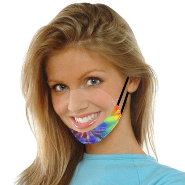 

улыбка с четким видимым видимым выражением маски для чтения губ halloween cosplay maske masque flag bandana scarf jllnvx, Black