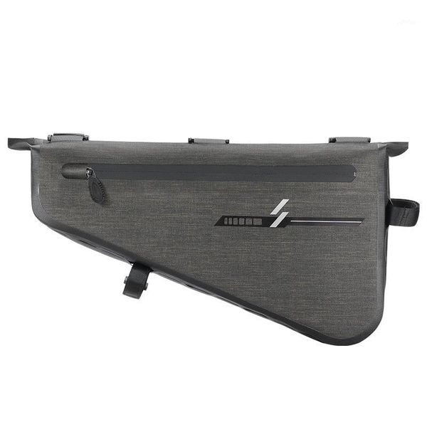 

600d nylon rainproof bike bag large capacity mtb road frame bag triangle pouch waterproof caulking bicycle accessories1