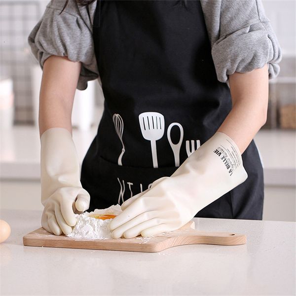 

gloves household vie dishwashing nordic clean la belle printed wash glove