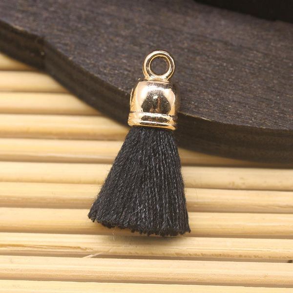 

10pcs 2cm metal cap mini tassels pendant jewelry curtain garments decorative accessories key bag pendant craft tassels diy h wmtmov