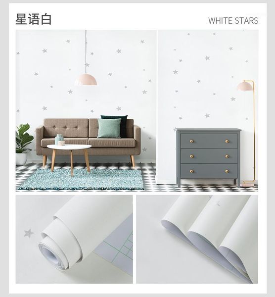 

self-adhesive wallpaper waterproof and moistureproof thickening background bedroom warm living room wallpaper1