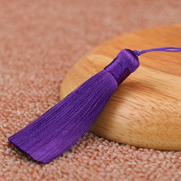 

1pcs 8cm long multicolors cotton silk tassels charms pendants fit bag car decoration satin tassels cords for diy jewelry making h qyldmy