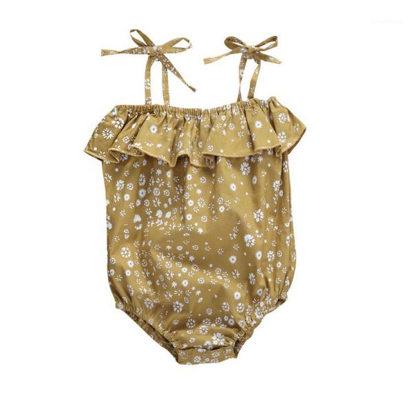 

rompers pudcoco born baby girls floral bodysuit 2021 summer infant babygrow vest kids playsuit off shoulder jumpsuit outfits1, Blue