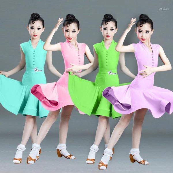 

2020 new latin dance dress for girls multiple colour latin practice clothes salsa/ballroom/tango/chacha dance wear sl37231, Black;red