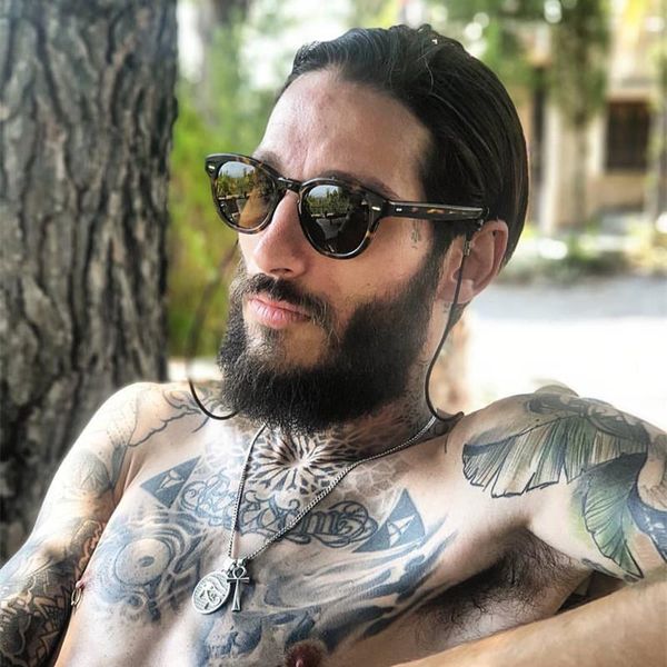 

brand sunglasses men 2021 ov5413 retro designer polarized sunglasses women uv400 driving glasses cary grant men's sun glasses, White;black