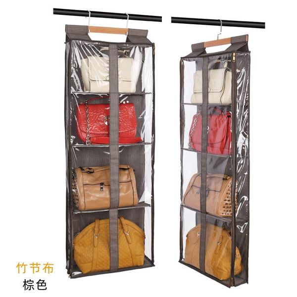 

hanging handbag purse organizer purse bag storage holder for wardrobe closet with 4 shelves space saving organizers system