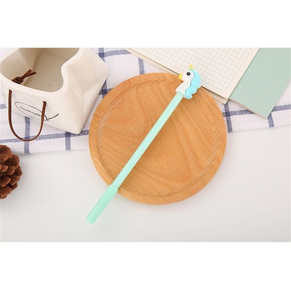 

cartoon unicorn student writing pen girl heart eexamination luxury limited office material school supplies