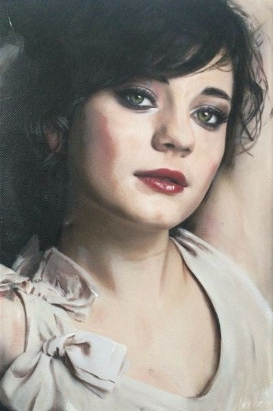 

the prettiest life" girl woman home decoration handpainted &hd print oil paintings on canvas wall art pictures 210121