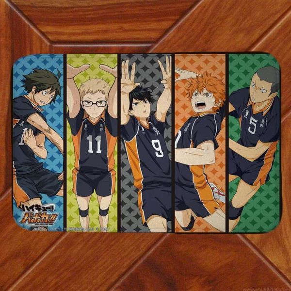 

cushion/decorative pillow haikyuu floor mat carpet decor bedroom doormat anime manga 001