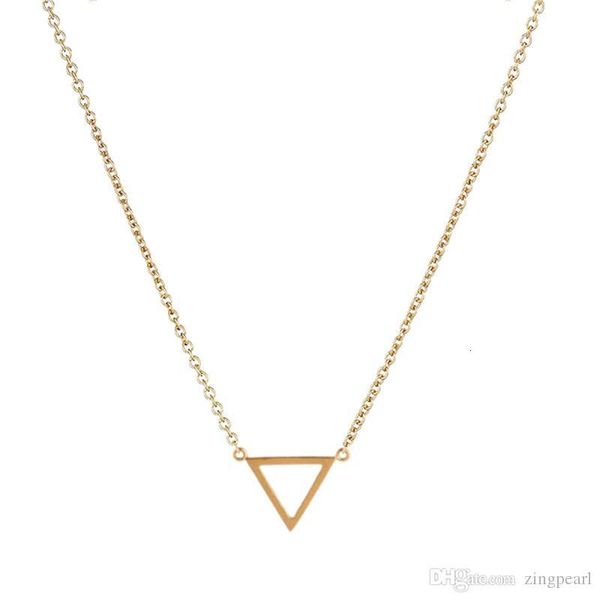 

hollow do geared silver choker gold necklaces with card triangle pendant necklace for fashion women jewelry balancevdz8