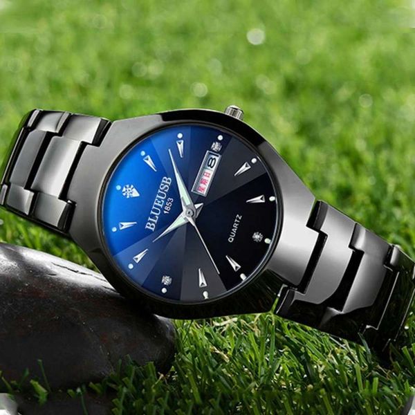 

steel men's watch quartz watch waterproof band leisure fashion calendar korean simple watch men's fashion 2020 new, Slivery;brown