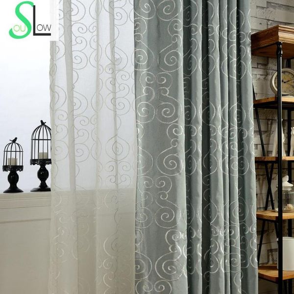 

fog embroidered curtain white gold line curtains cortinas for living room cortina sheer and tulle bedroom para sala de luxo