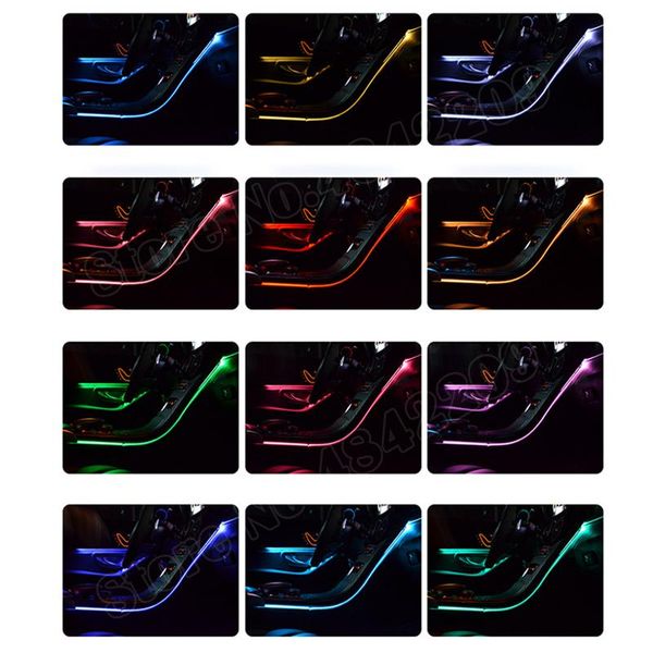 

car colors decorative ambient light for c/glc class w205 x253 front console dashboard ac condition air outlet