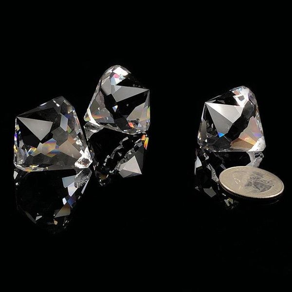 

2pc new suncatcher crystal prism hanging light chandelier cone pendant diy window decor glass art prism h jllaab