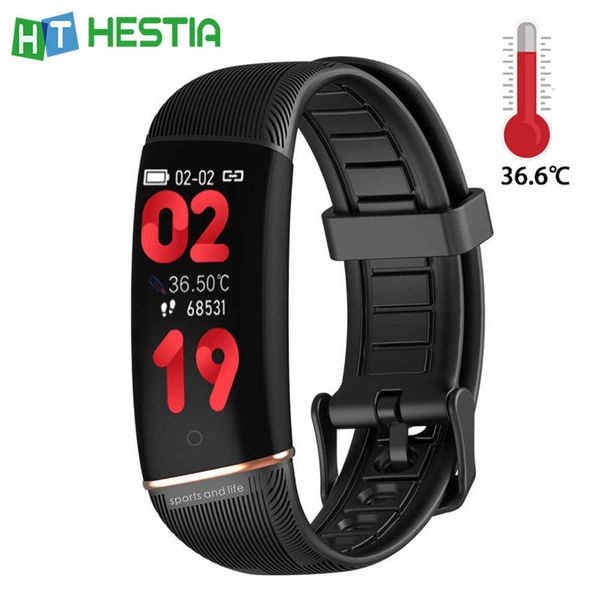 

heart rate wristband, smart waterproof watch ip68, body temperature monitoring and health monitoring, 2020jk
