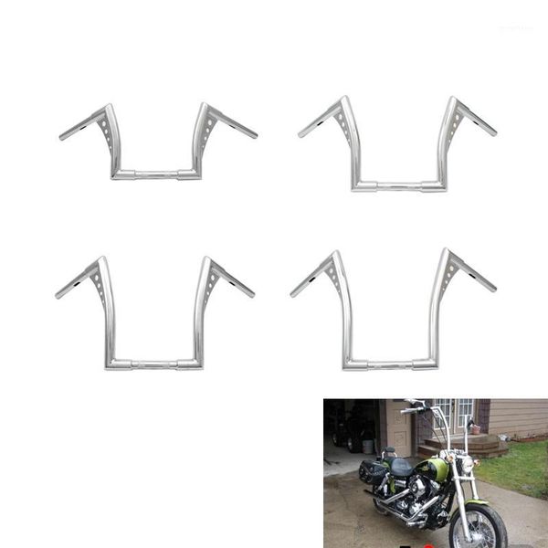 

motorcycle 1 1/4" 25mm chrome handlebar bar for heritage softail sportster xl883 xl1200 10/12/14/16" rise1
